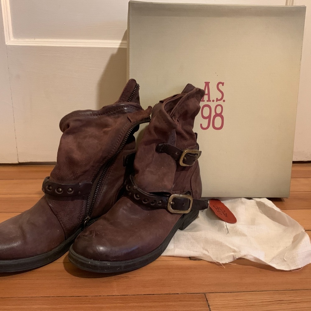 A.S.98 Motorcycle Boot -- Size 36 Like New